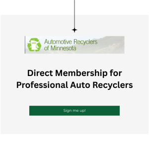 Auto Recyclers of Minnesota Recycler Membership